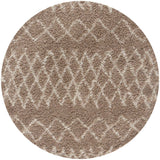 Beige Shaggy rug High Quality Elegant Moroccan Pattern