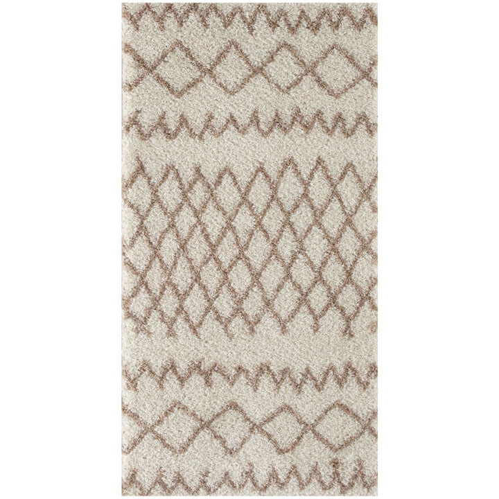 Moroccan Beige Ivory rug non-shedding, pet-friendly, and easy to clean