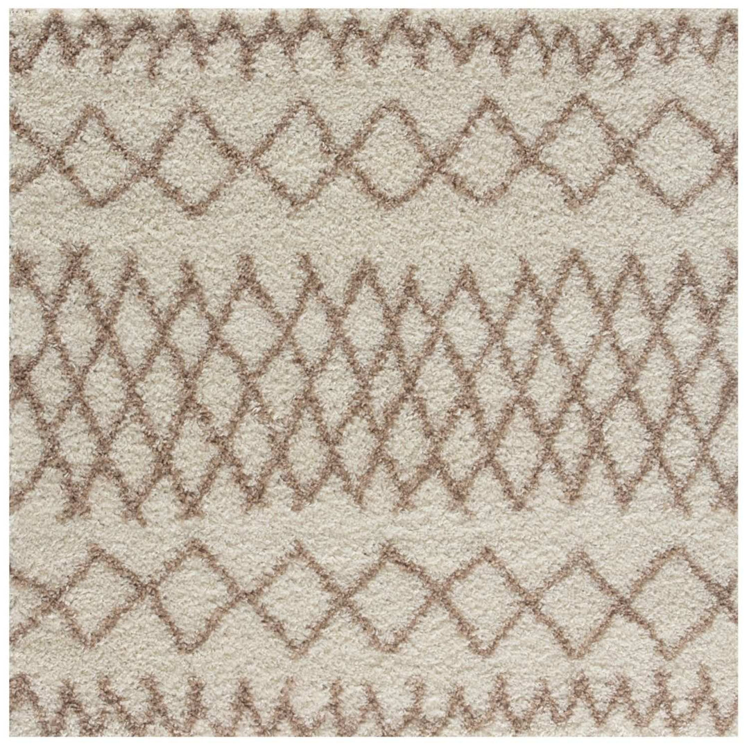 Moroccan Beige Ivory rug non-shedding, pet-friendly, and easy to clean