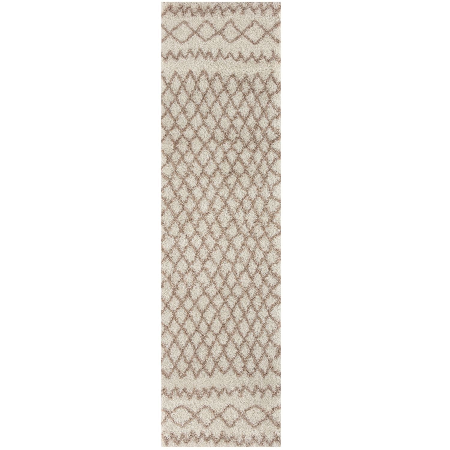 Moroccan Beige Ivory rug non-shedding, pet-friendly, and easy to clean