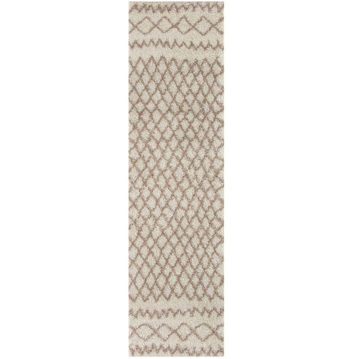 Moroccan Beige Ivory rug non-shedding, pet-friendly, and easy to clean