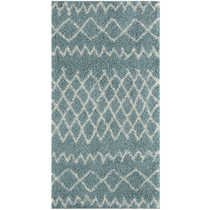 Moroccan shaggy rug rich texture and elegant design floor-heating compatible