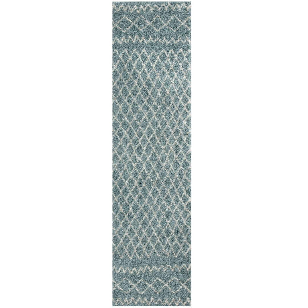 Moroccan shaggy rug rich texture and elegant design floor-heating compatible