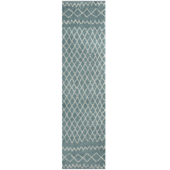 Moroccan shaggy rug rich texture and elegant design floor-heating compatible