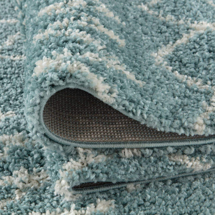 Moroccan shaggy rug rich texture and elegant design floor-heating compatible