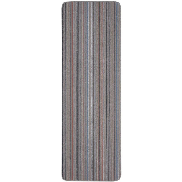 Stockholm Grey/Clay Washable Mat