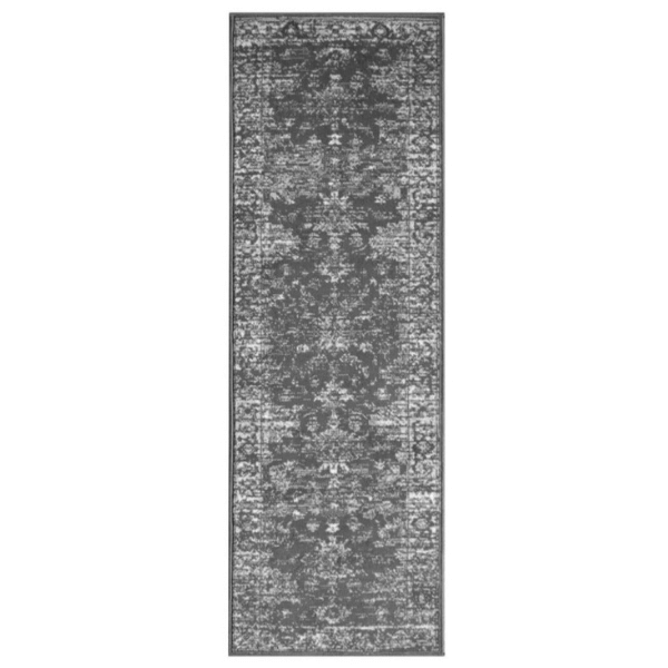 Vintage Desing Living Room Rug in Charcoal