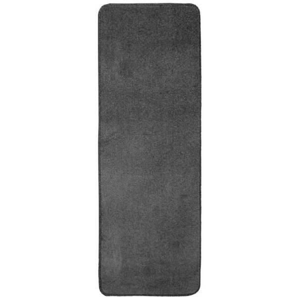 Eco-Friendly Recycled Low Pile Rug in Charcoal