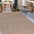 Beige Jute-Look Washable Rugs | Stylish & Easy-Clean