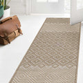 Diamond Beige Jute Looking Washable Rug