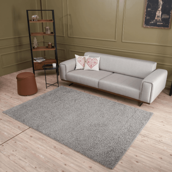 Modern Luxury Grey Shaggy Area Rug | The Rugs Collection