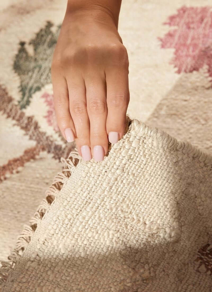 The Rugs Roya Afghan Kelim Rug Violette – Floral Design