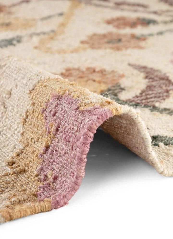 The Rugs Roya Afghan Kelim Rug Violette – Floral Design