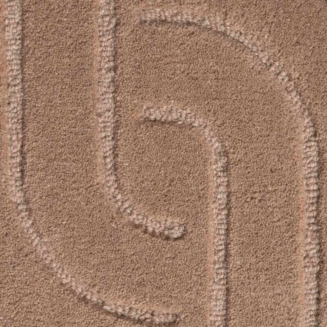 Close-up of a textured brown surface with a pattern