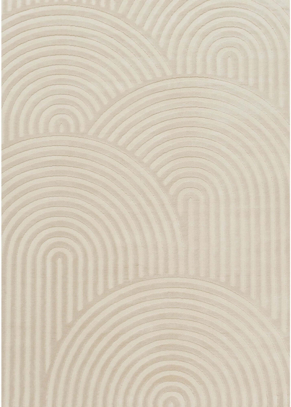 The Rugs Ripple Cream Area Rug | Soft & Durable Home Decor