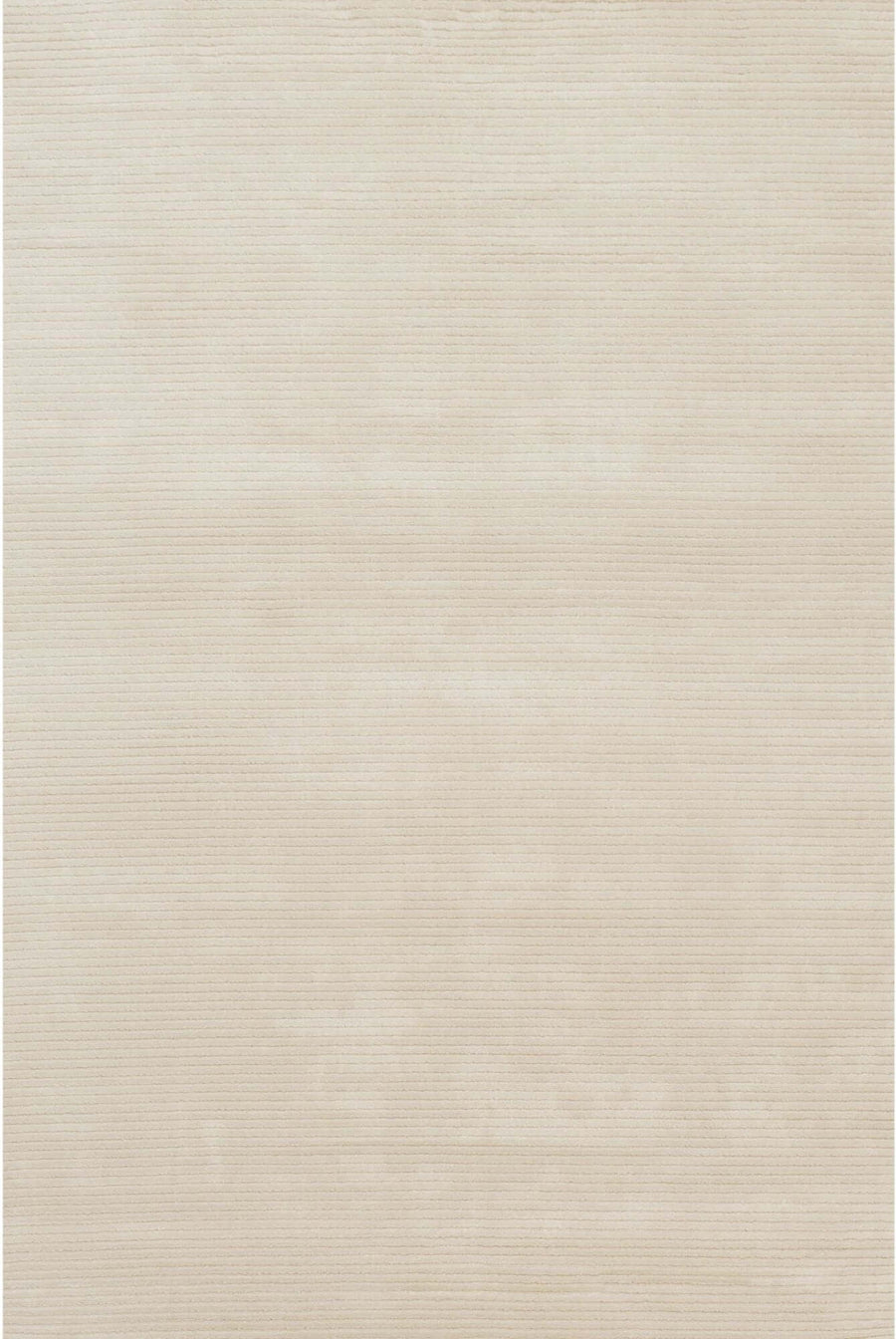 The Rugs Modern Living Room Rug - Striped Design Pearl Rug in Cream