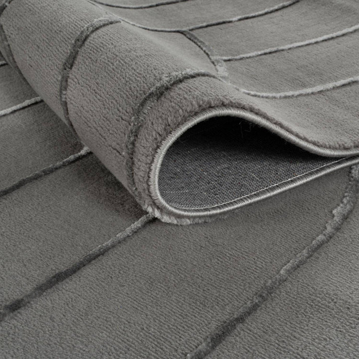 The Rugs Rug Flint in Grey |Soft & Durable| Aura Collection