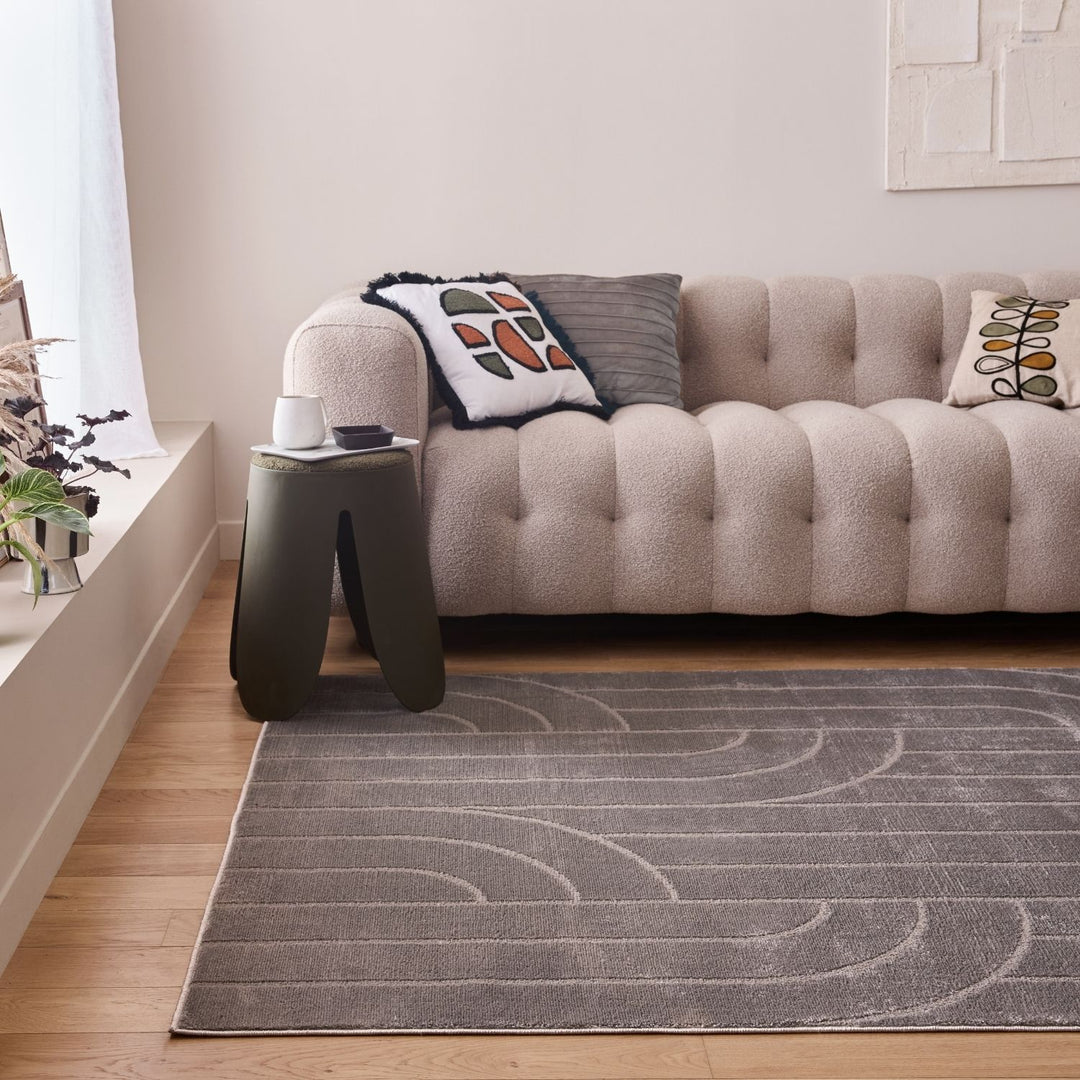 The Rugs Rug Flint in Grey |Soft & Durable| Aura Collection