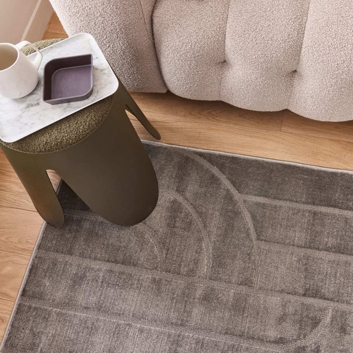The Rugs Rug Flint in Grey |Soft & Durable| Aura Collection
