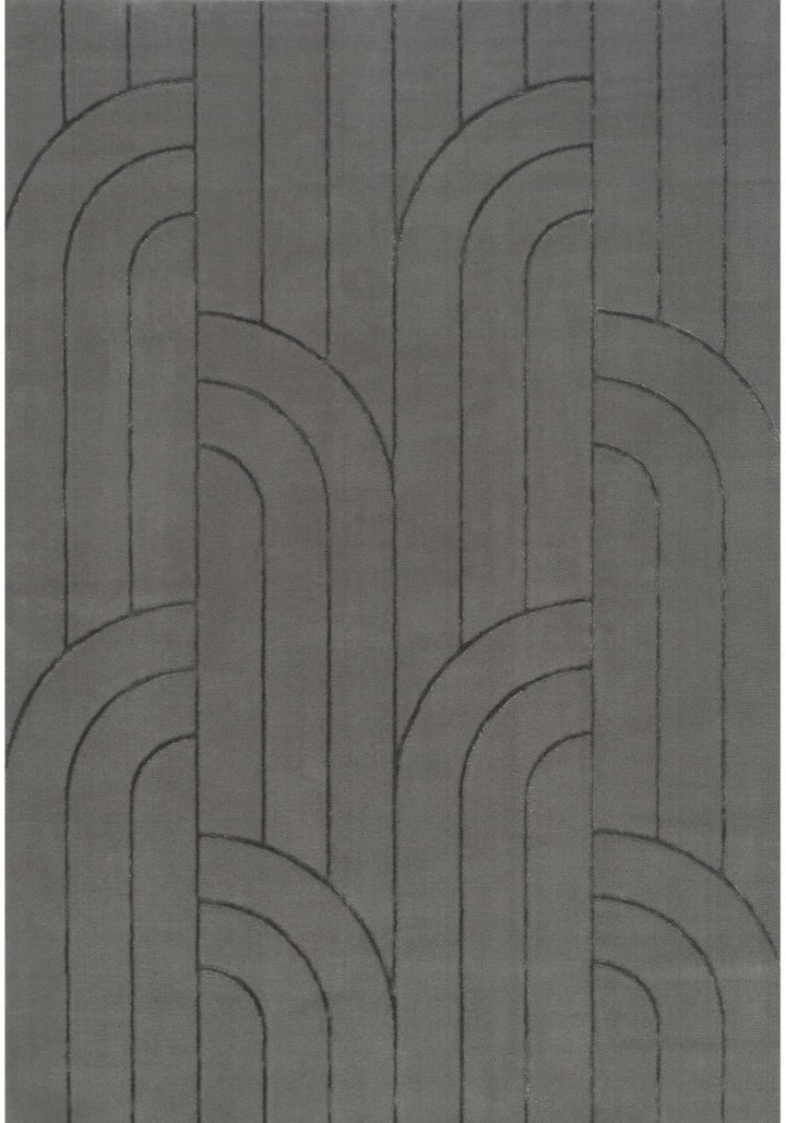 The Rugs Rug Flint in Grey |Soft & Durable| Aura Collection