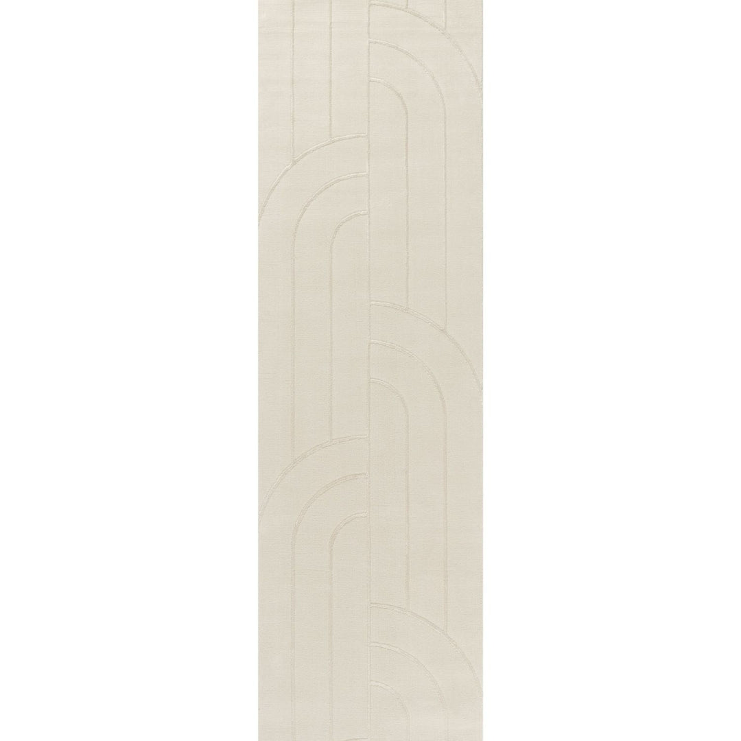 The Rugs Rug Halo in Cream |Soft & Durable| Aura Collection