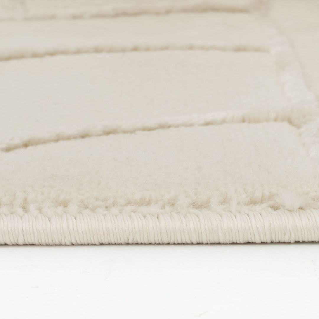 The Rugs Rug Halo in Cream |Soft & Durable| Aura Collection