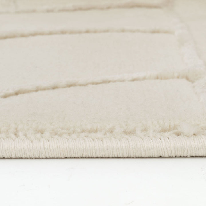 The Rugs Rug Halo in Cream |Soft & Durable| Aura Collection