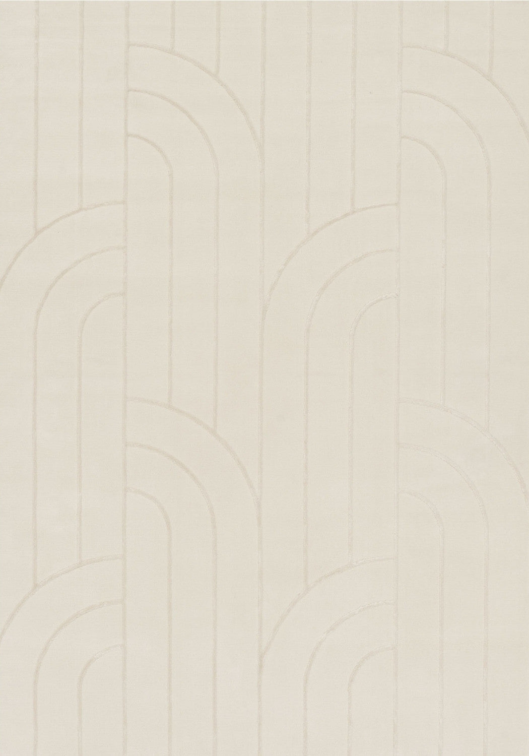 The Rugs Rug Halo in Cream |Soft & Durable| Aura Collection