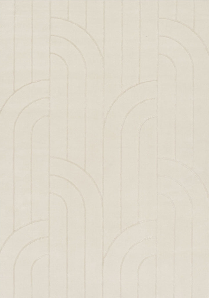 The Rugs Rug Halo in Cream |Soft & Durable| Aura Collection