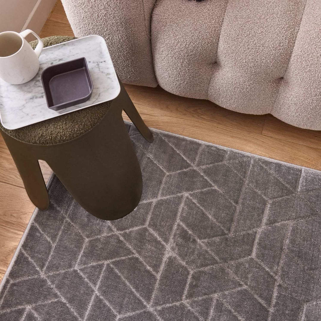 The Rugs Monolith Grey Area Rug | Soft & Stain-Resistant