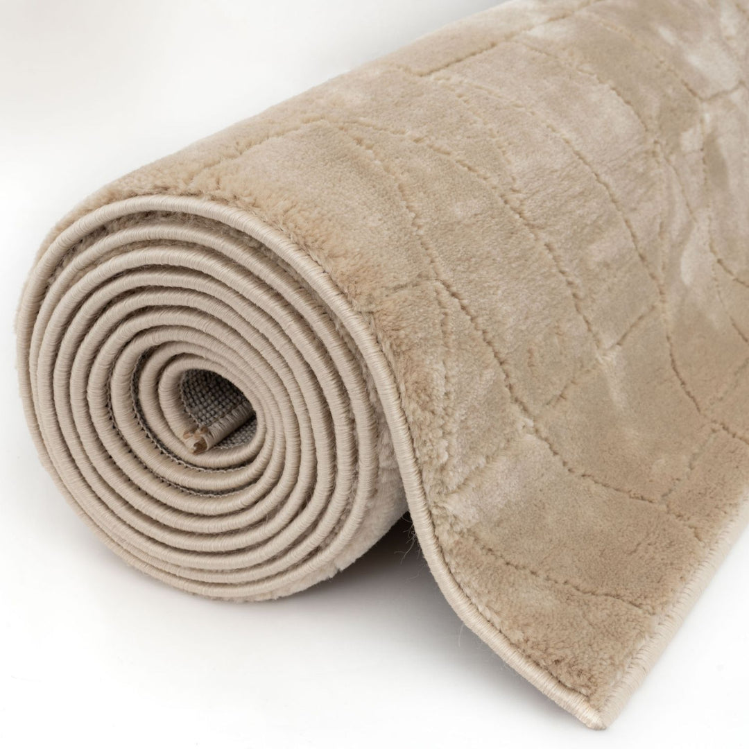 The Rugs Prism Beige Area Rug | Soft & Durable Home Decor