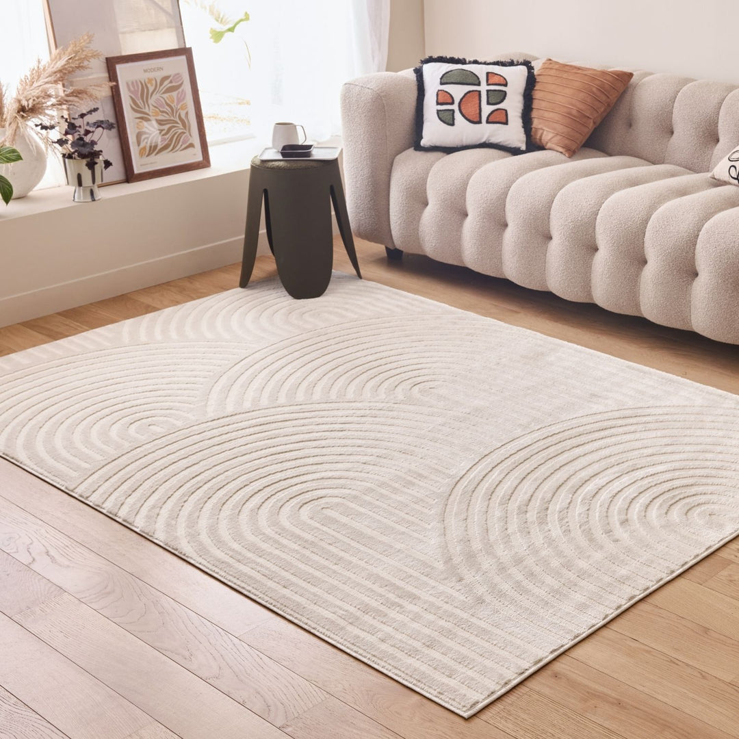 Strata Grey Rug  Soft & Durable, Non-shedding, Stain-resistant.