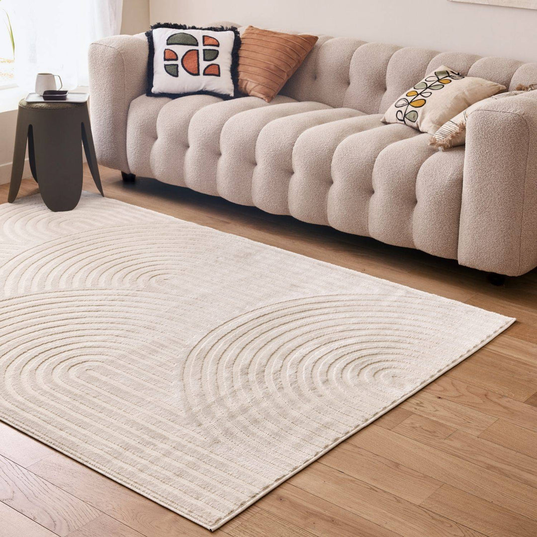 Strata Grey Rug  Soft & Durable, Non-shedding, Stain-resistant.