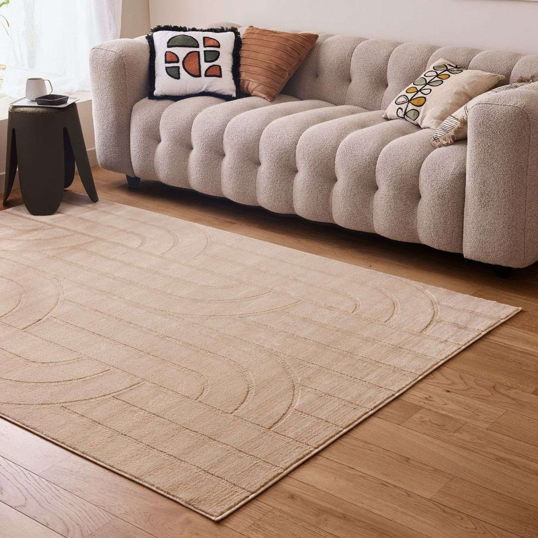 The Rugs Rug Sable Beige | Aura Collection | Soft & Durable