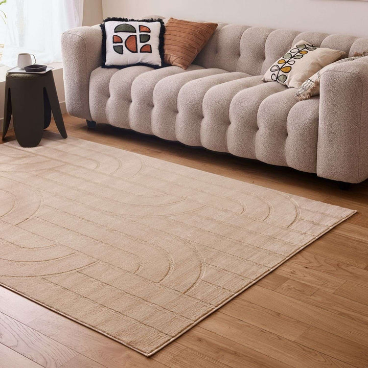 The Rugs Rug Sable Beige | Aura Collection | Soft & Durable