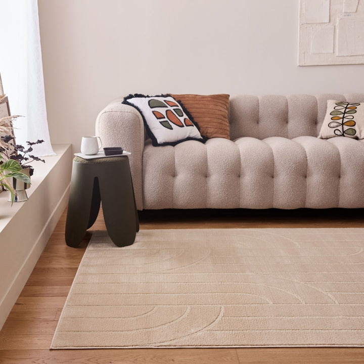 The Rugs Rug Sable Beige | Aura Collection | Soft & Durable