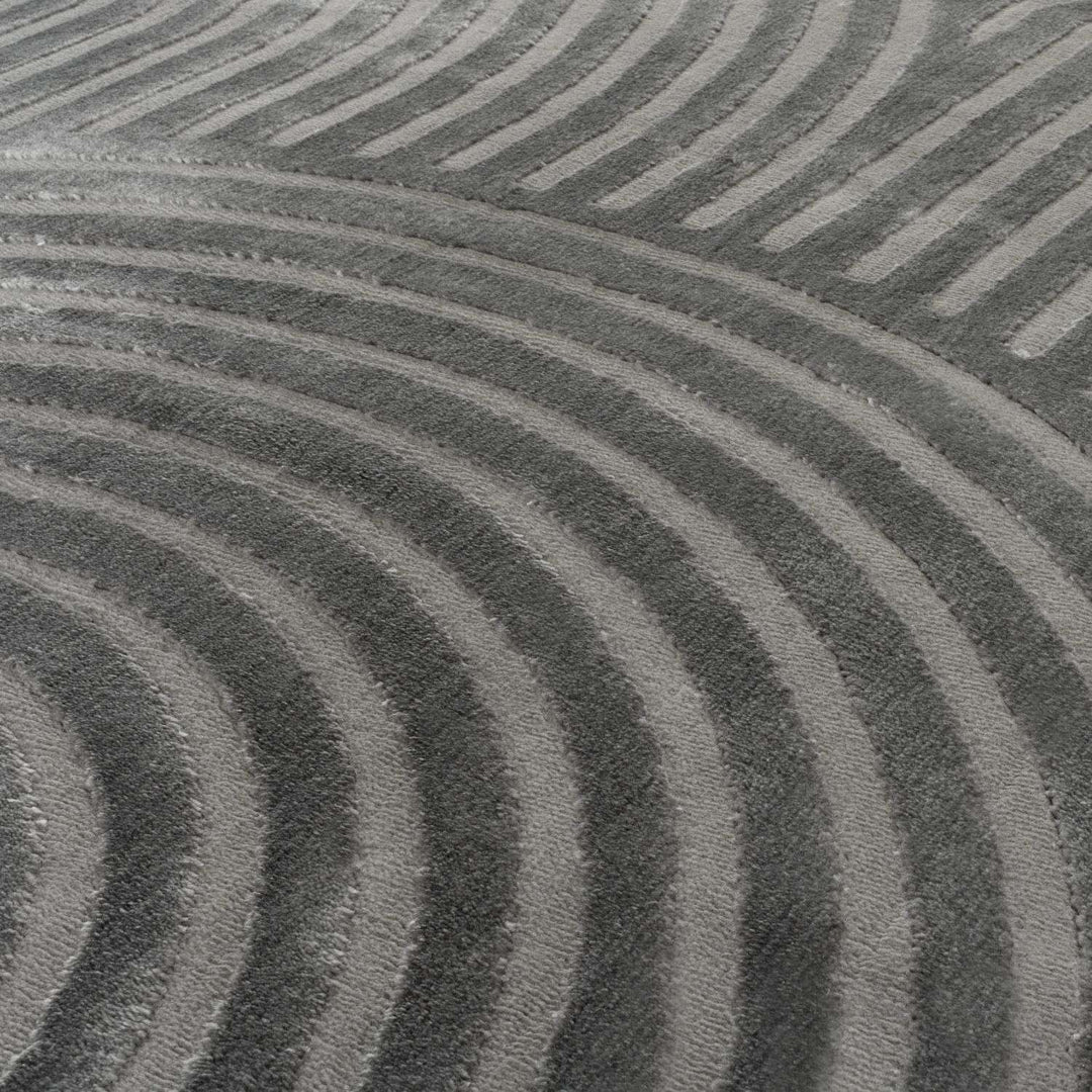 Strata Grey Rug  Soft & Durable, Non-shedding, Stain-resistant.