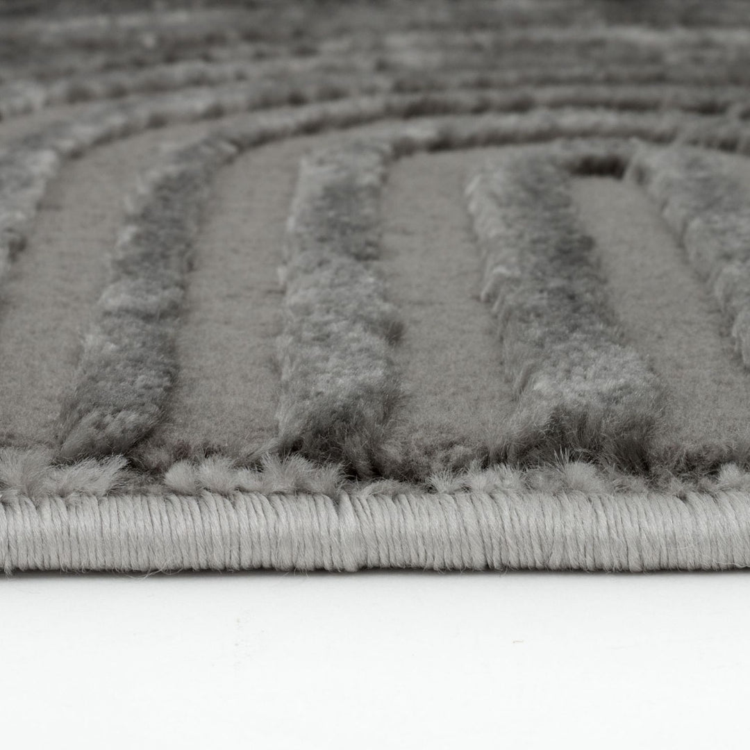 Strata Grey Rug  Soft & Durable, Non-shedding, Stain-resistant.
