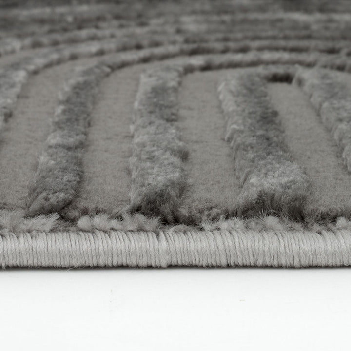 Strata Grey Rug  Soft & Durable, Non-shedding, Stain-resistant.