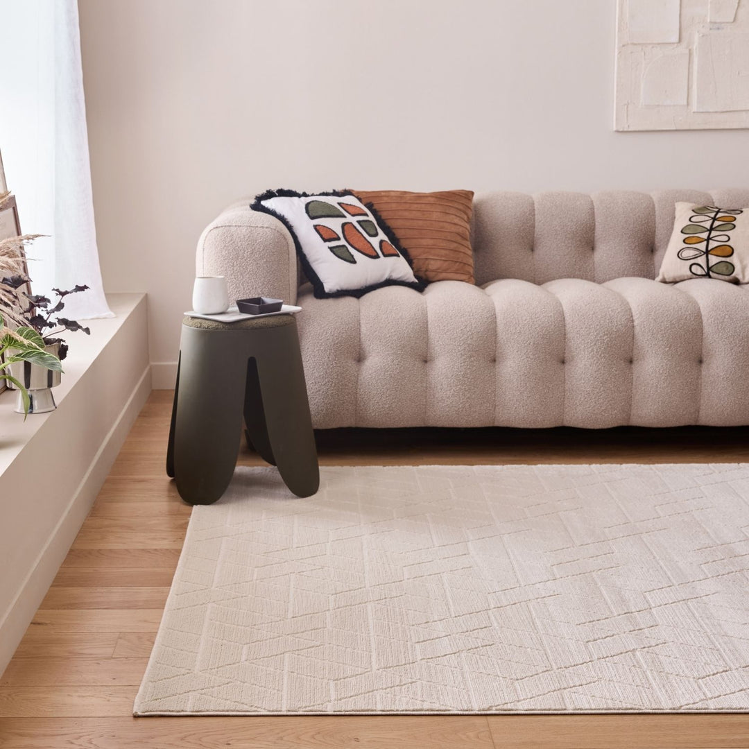 The Rugs Zenith Cream Area Rug | Soft & Durable Home Decor