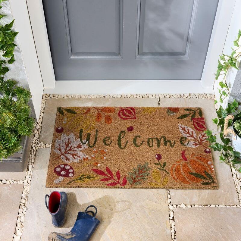 The Rugs Halloween Coir Doormat – 100% Coconut Husk