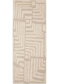 Ava Illusion Rug – Cream Abstract
