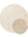 Round beige rug with textured pattern on a white background