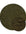 Textured green circle on a white background
