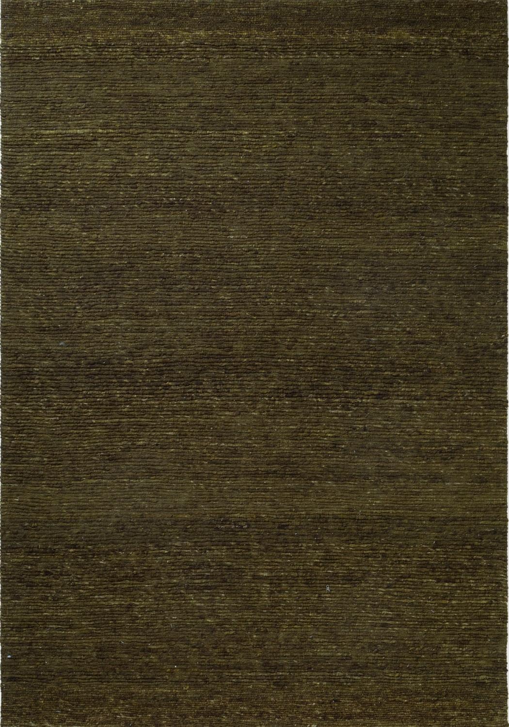 Textured brown rug with a subtle pattern