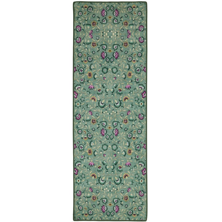 Eco-Washable Blossoming Vines Rug