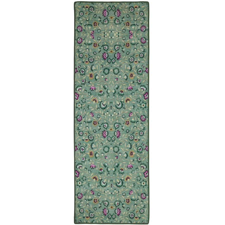 Eco-Washable Blossoming Vines Rug