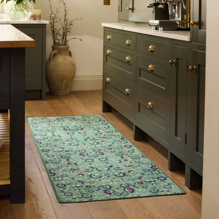 Eco-Washable Blossoming Vines Rug
