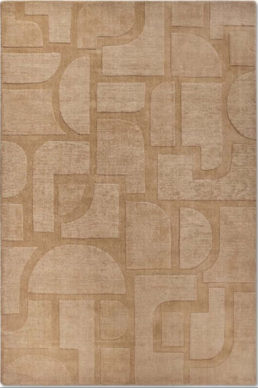 The Rugs Hand-Woven Wool Rug - Elegant Abstract Designs