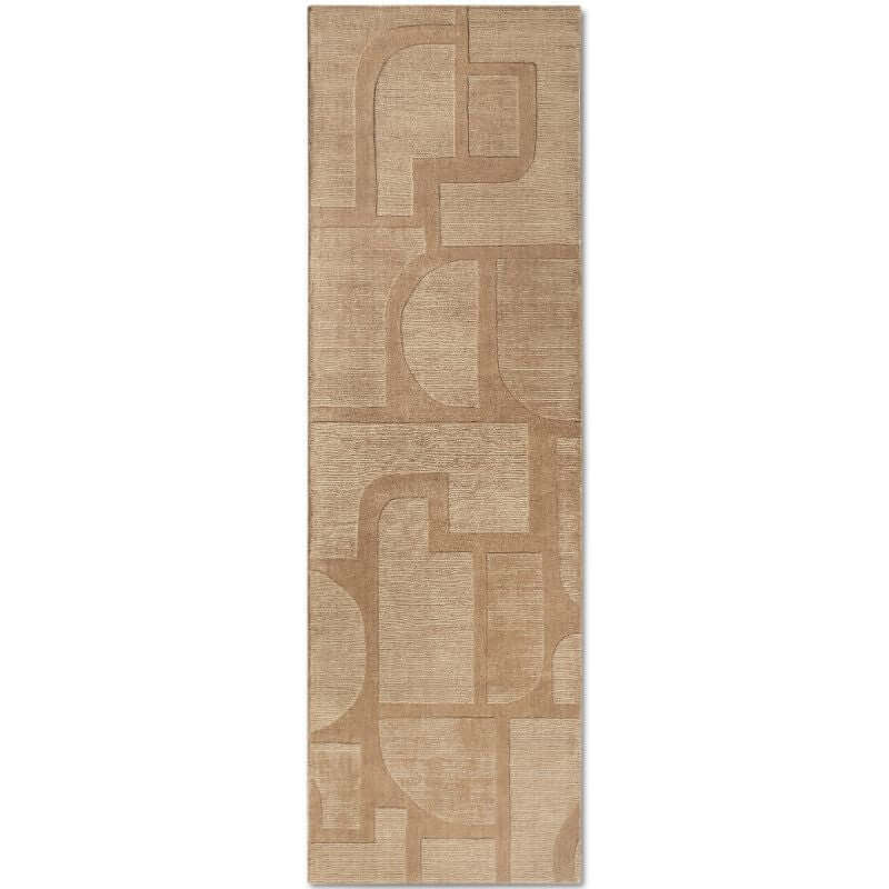 The Rugs Hand-Woven Wool Rug - Elegant Abstract Designs